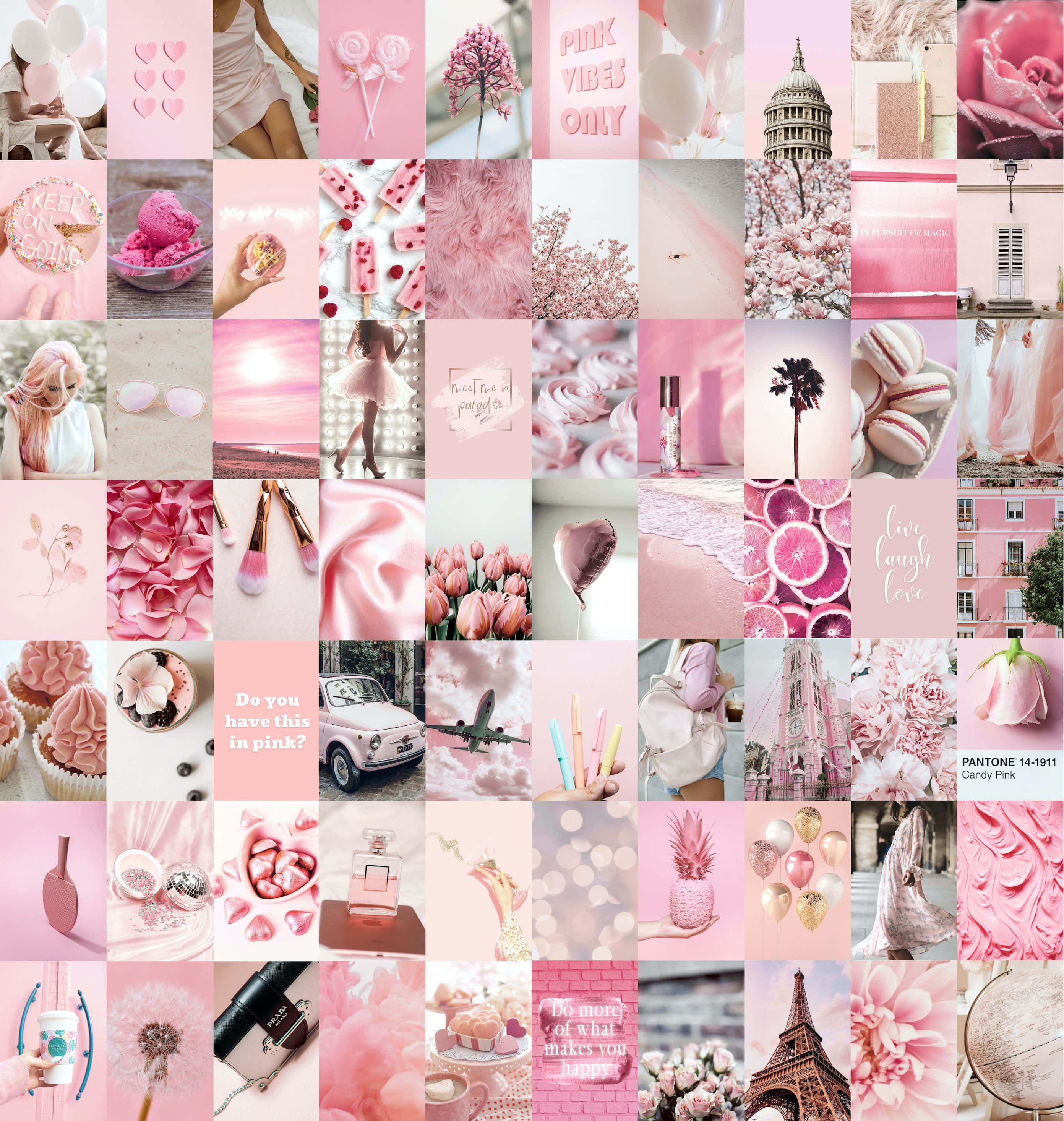 Una agradable estética rosa claro capturada en esta imagen Fondos de pantalla