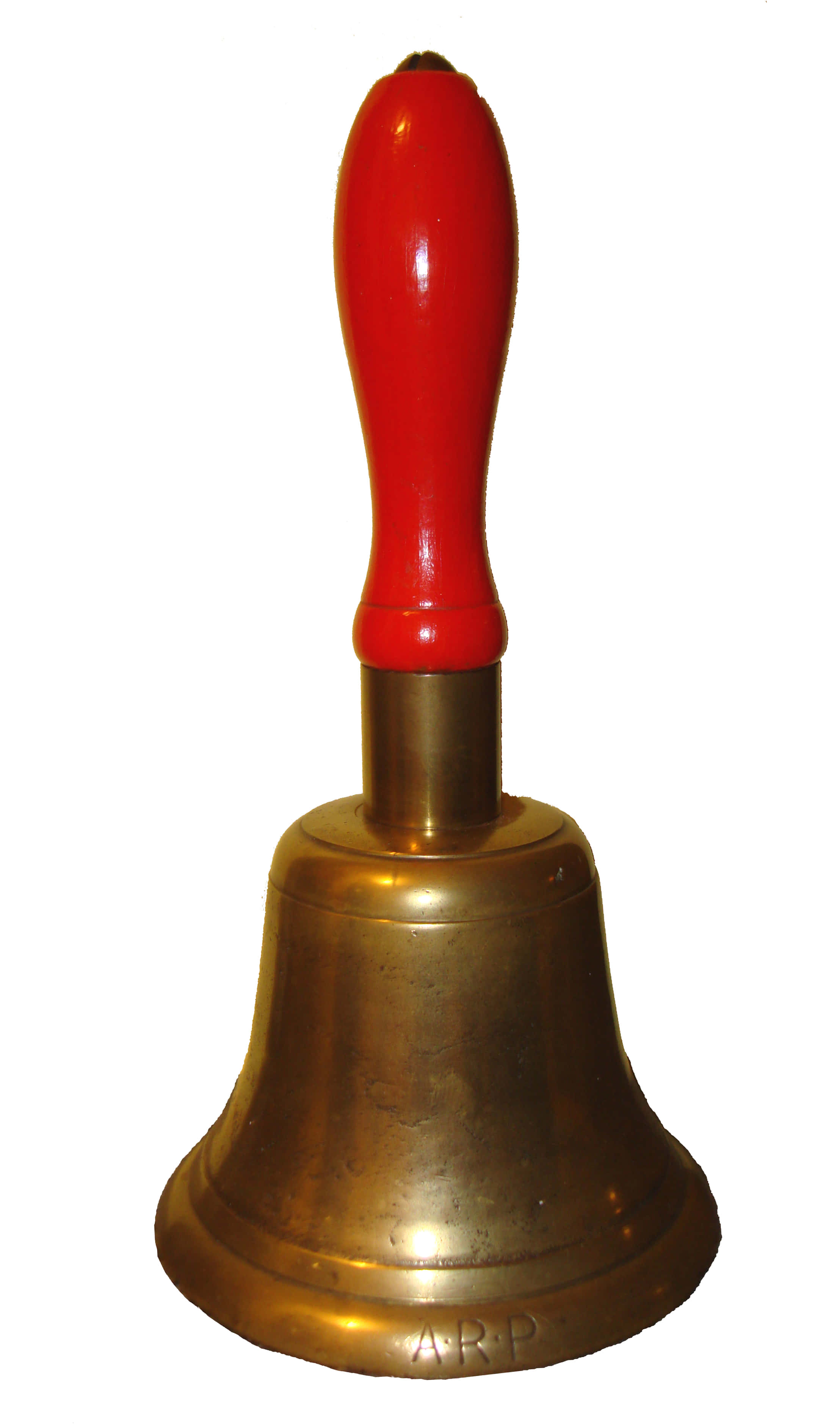 una campana de bronce con tapa roja Fondos de pantalla