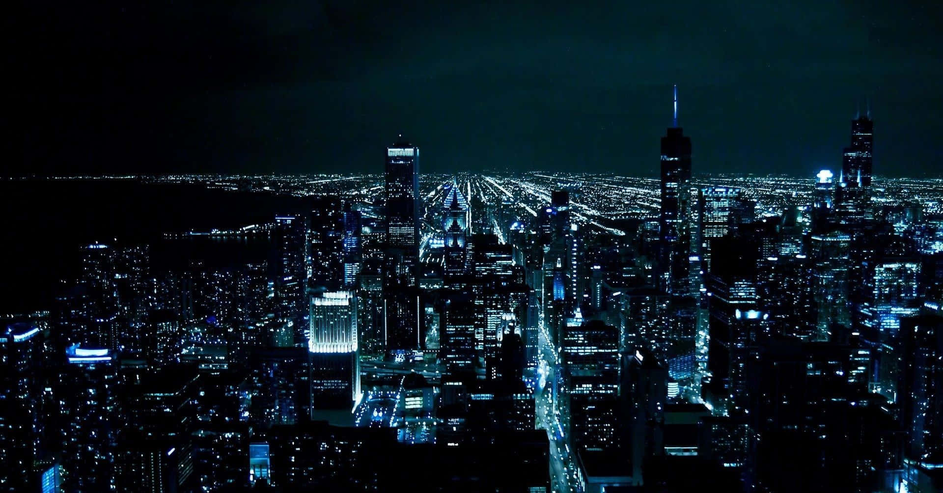 Una épica vista urbana de Dark City Fondos de pantalla