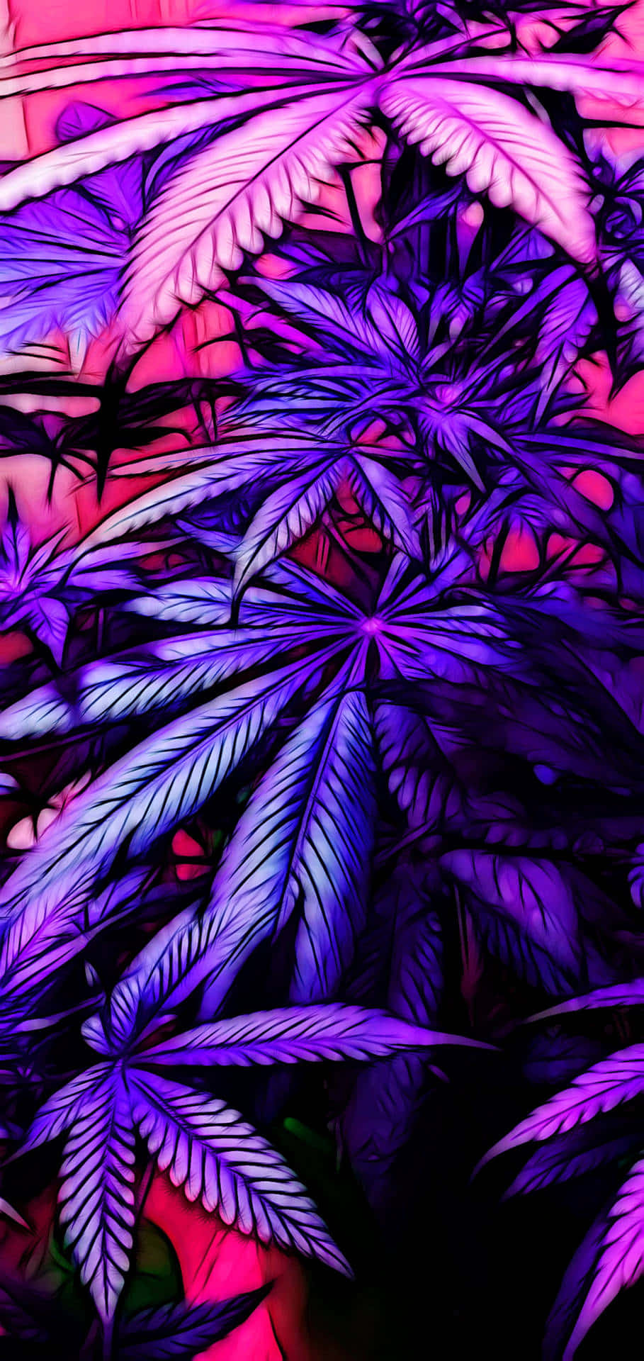 Una estética violeta impresionante y tranquila Fondos de pantalla