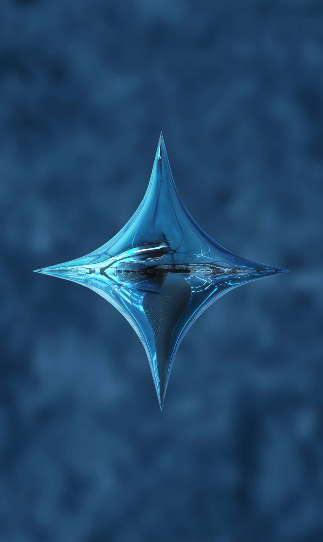 Una estrella azul sobre fondo azul Fondos de pantalla