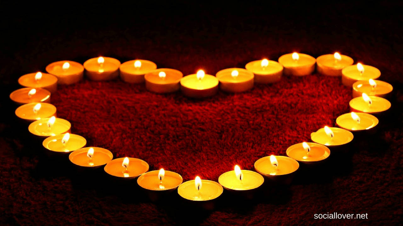 1280x720 Fondo de pantalla de Corazones, imagen gratis HD
