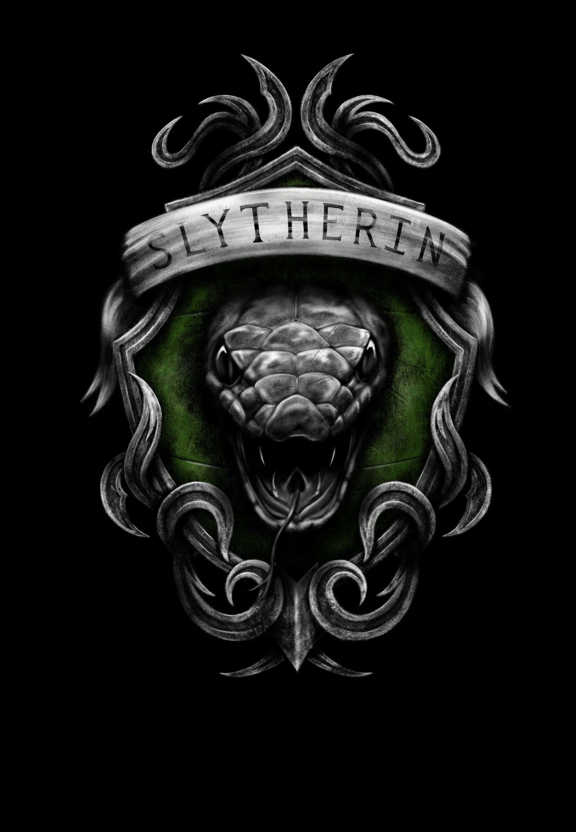 Una ilustración de la estética misteriosa y emocionante de Slytherin Fondos de pantalla