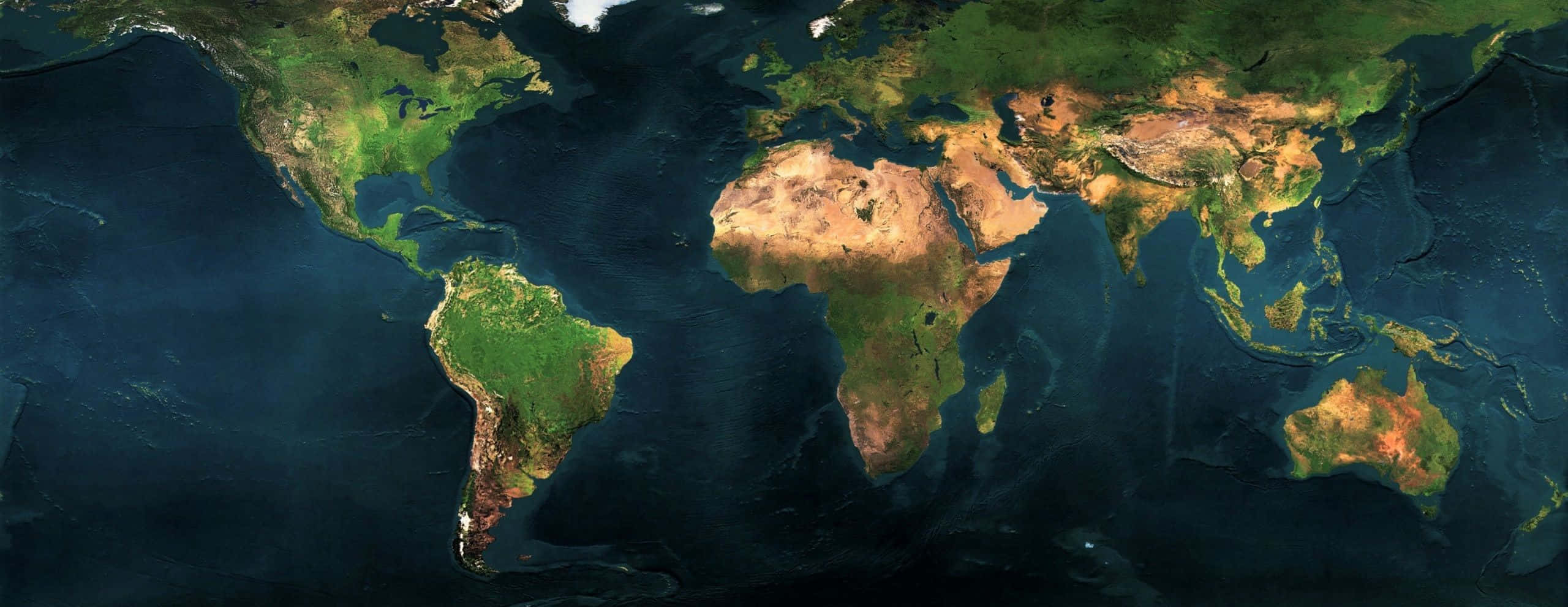 una imagen satelital del mundo Fondos de pantalla