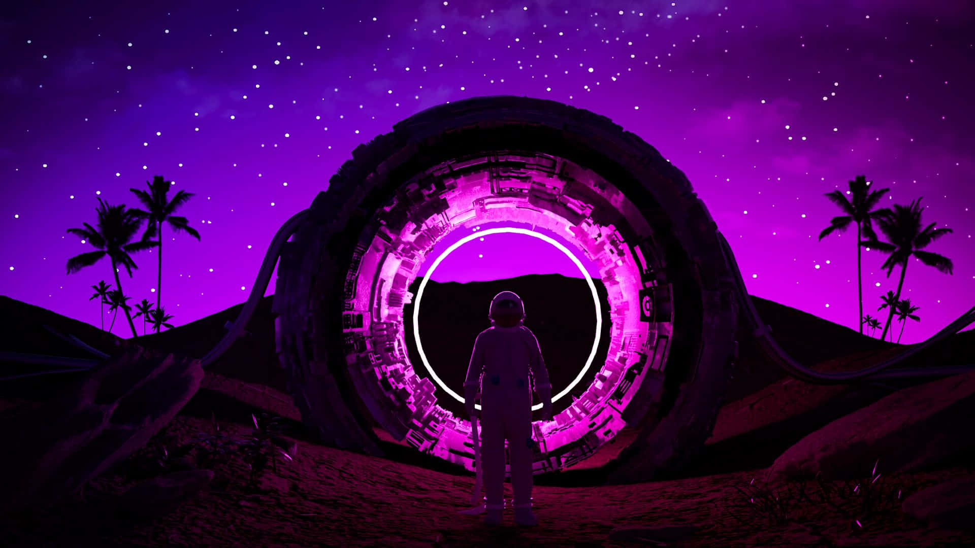 Una Llama Espiritual Enciende Rápidamente el Cielo Nocturno Fondos de pantalla