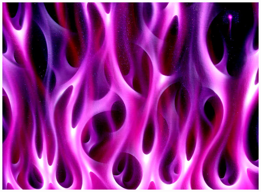 una llama morada sobre un fondo negro Fondos de pantalla