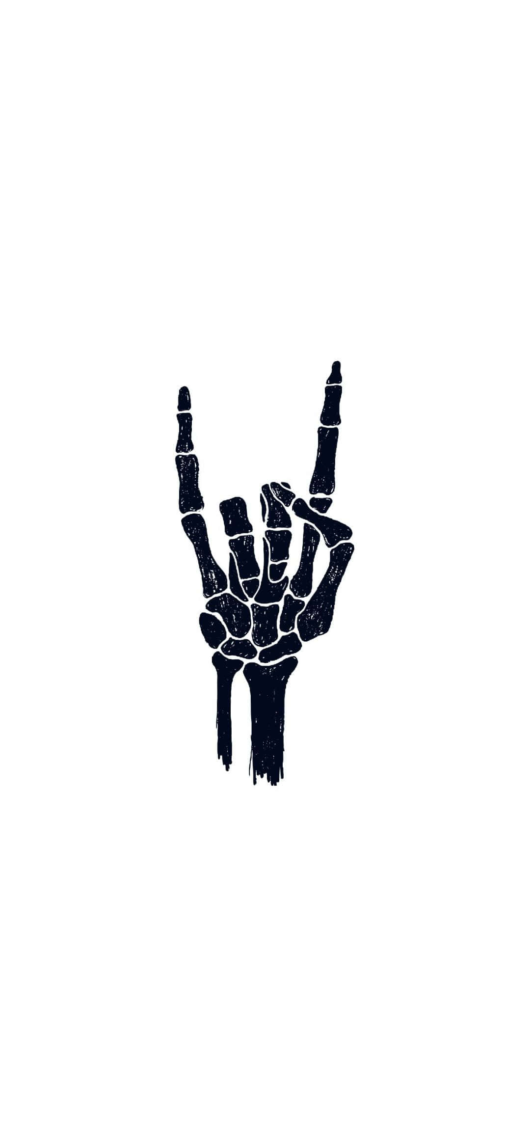 una mano con un símbolo de rock Fondos de pantalla