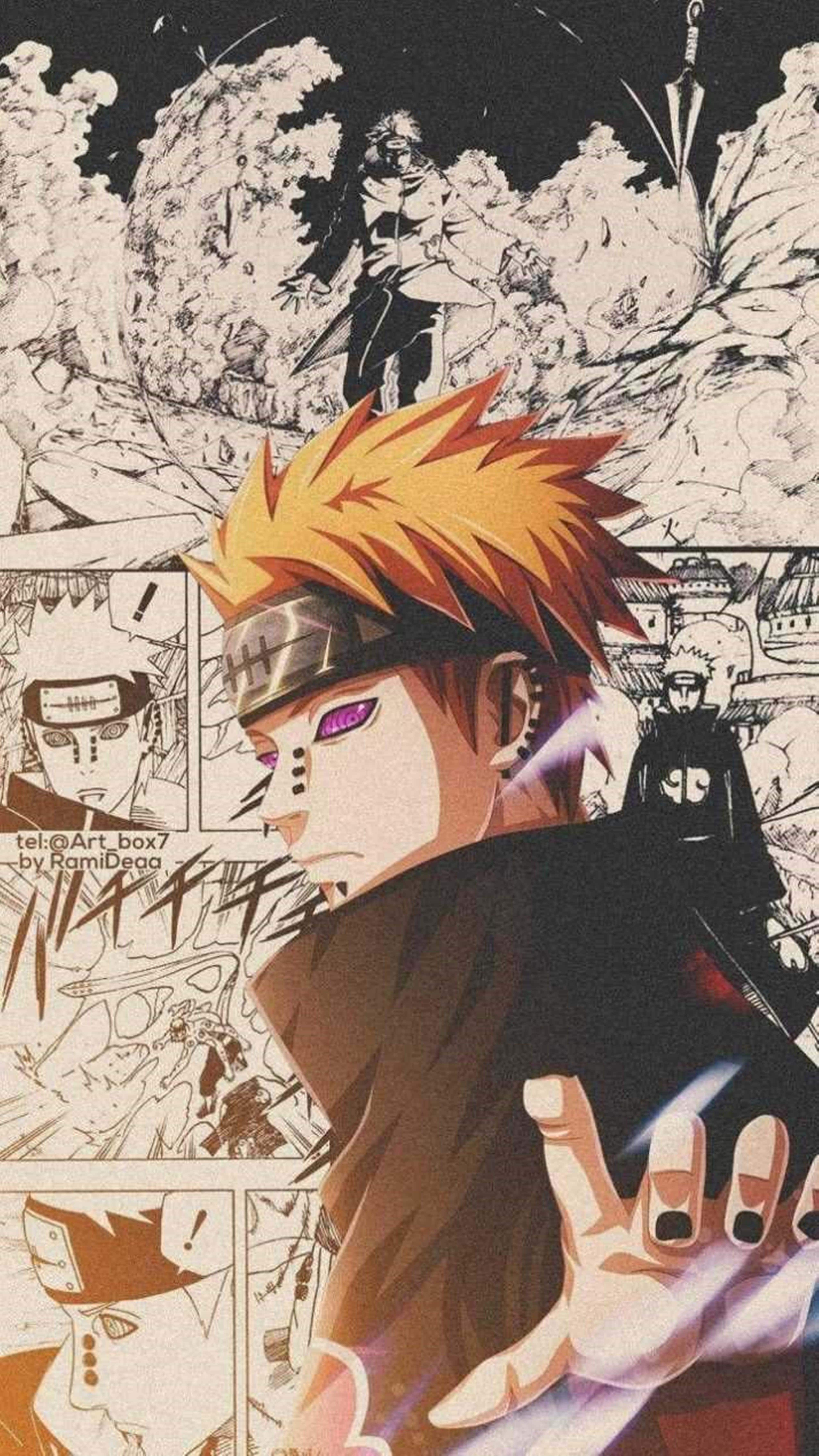 Una mirada decidida, una misión: sintiendo el Dolor de Naruto en 4K Fondos de pantalla