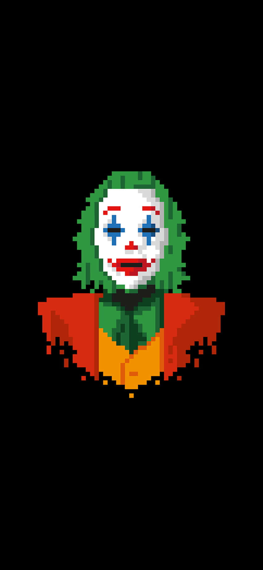 Una mirada vibrante y oscura a la estética del Joker Fondos de pantalla