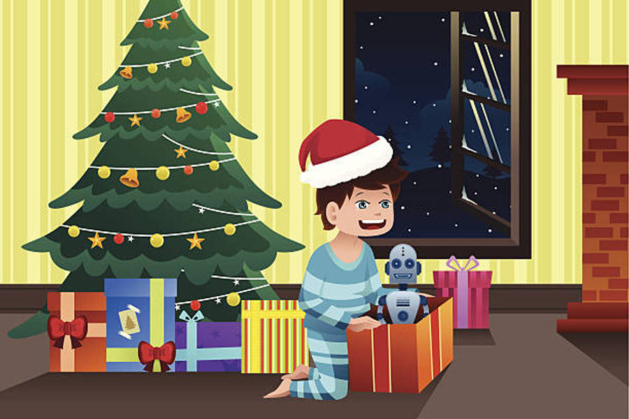 Una Navidad Acogedora con Montones de Regalos Fondos de pantalla