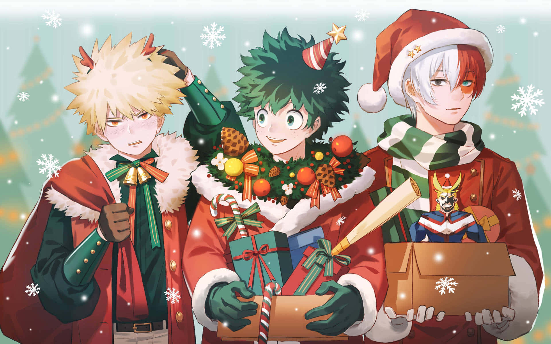 Una Navidad Anime Edificante Fondos de pantalla