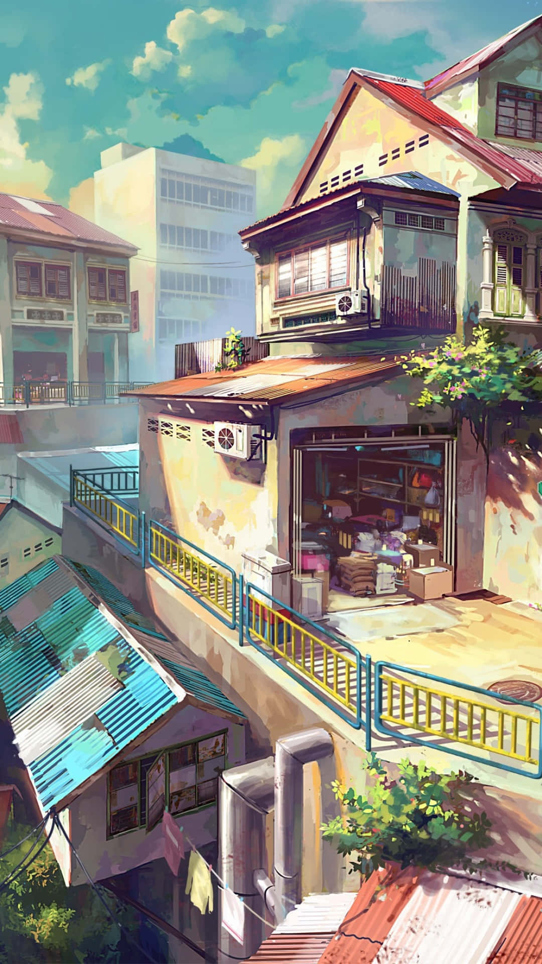 Una Noche Encantadora en la Ciudad Anime Fondos de pantalla