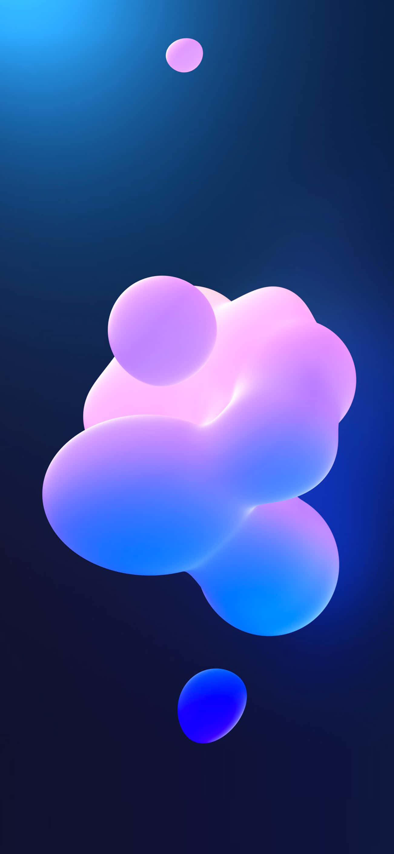 una nube azul y rosa con fondo azul Fondos de pantalla