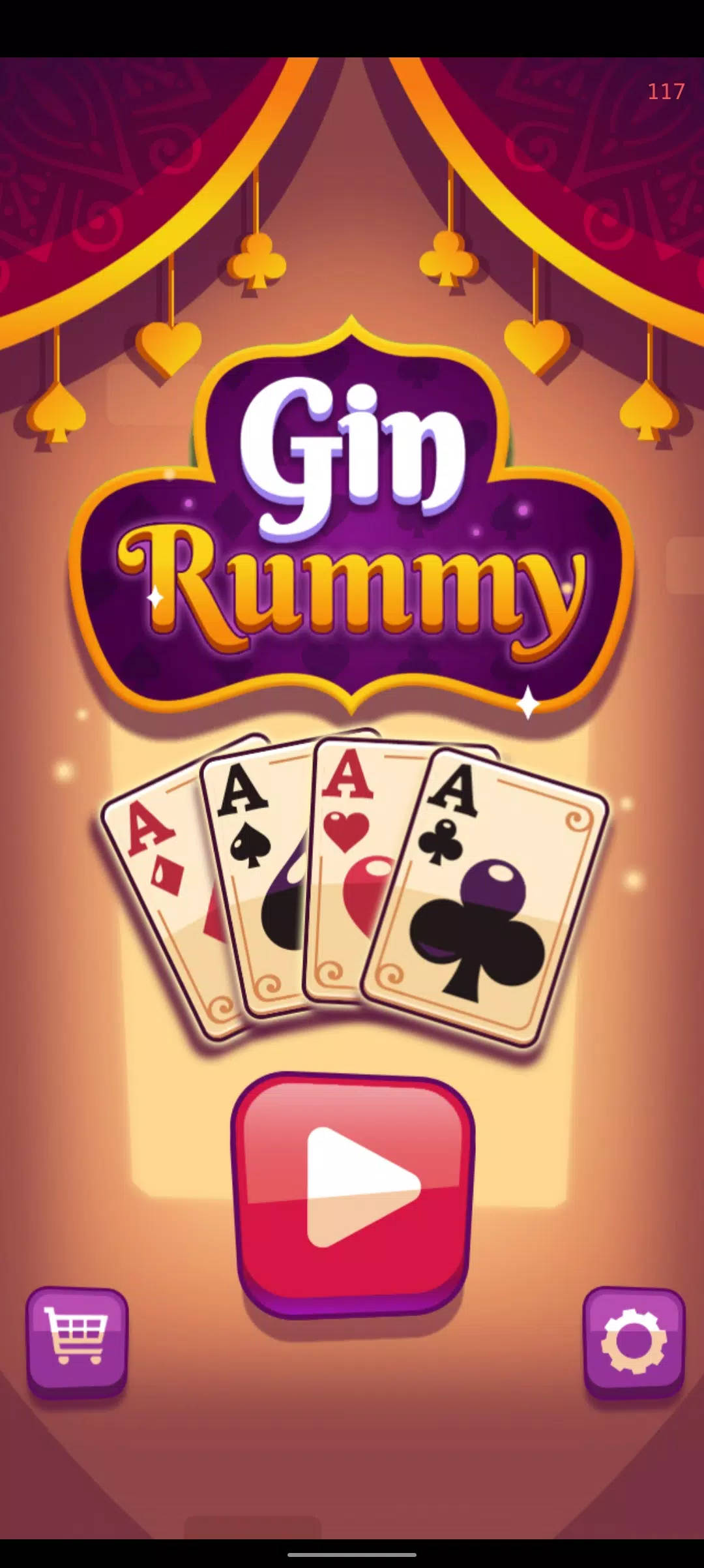 Una partida competitiva de Gin Rummy Fondos de pantalla