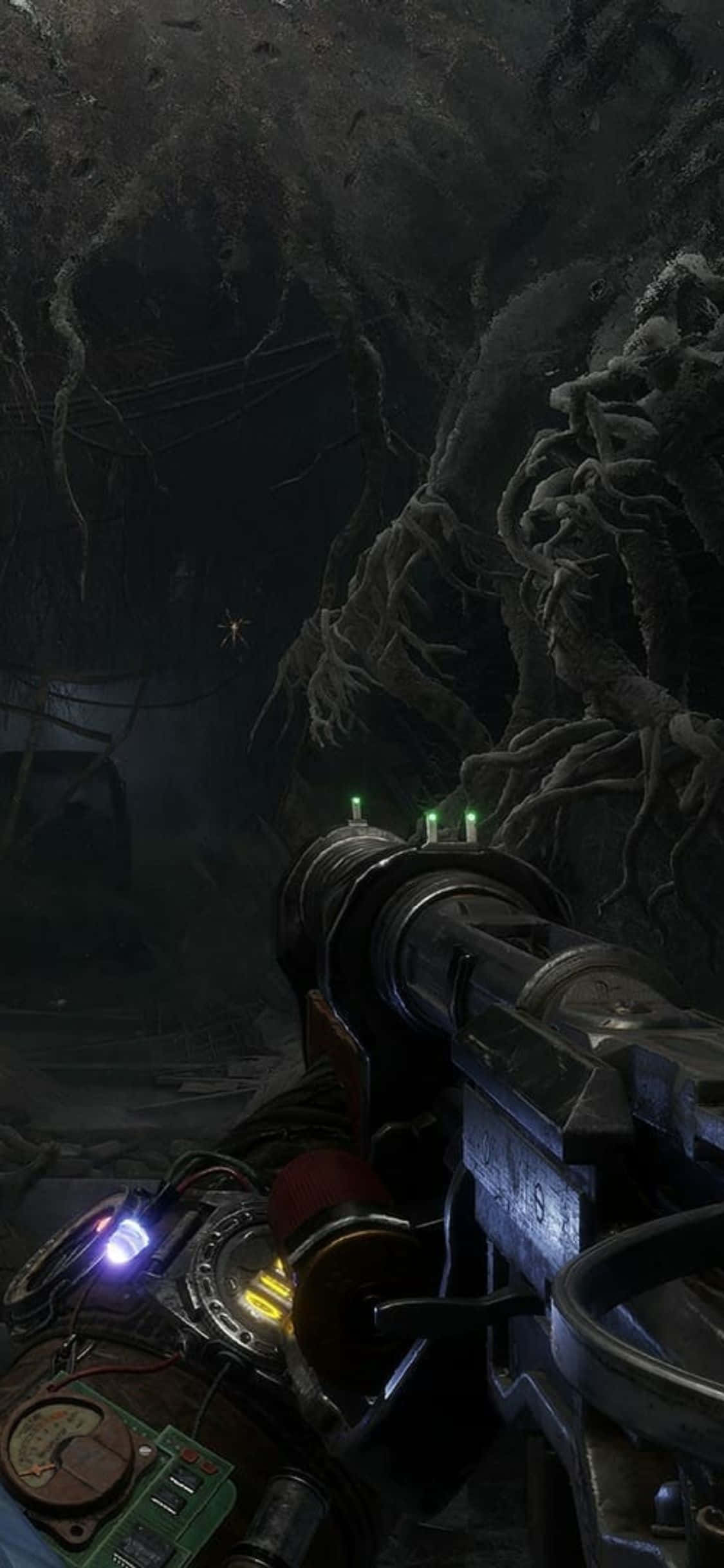 Una perspectiva en primera persona del mundo postapocalíptico de Metro Exodus, vista a través del lente de un iPhone X. Fondos de pantalla