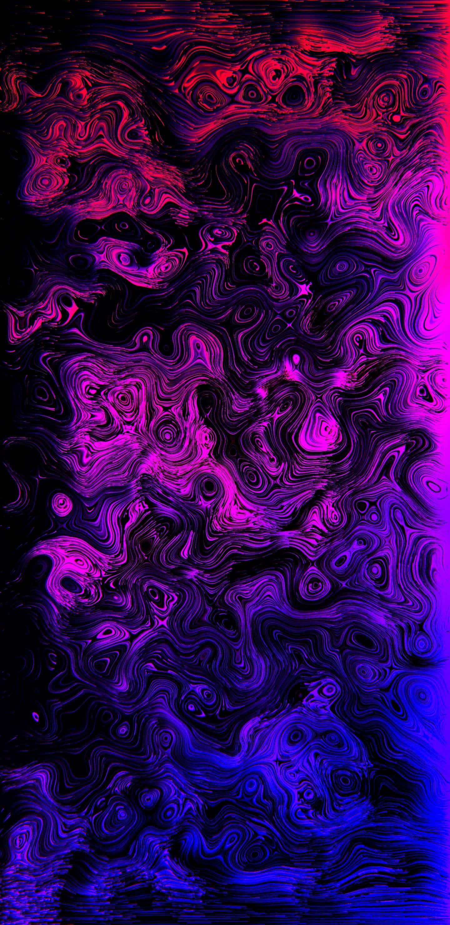 una pintura abstracta morada y azul Fondos de pantalla