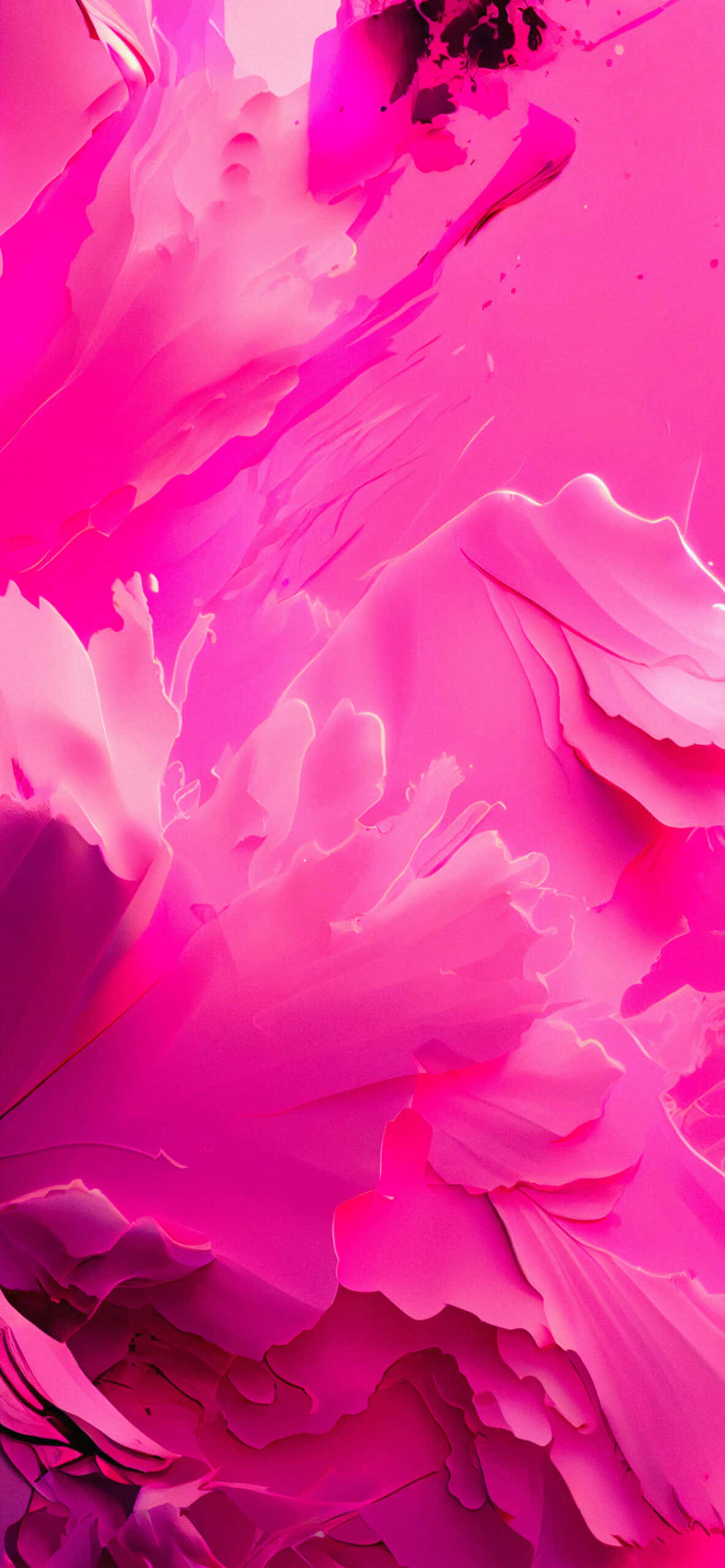 una pintura abstracta rosa con pintura blanca y negra Fondos de pantalla