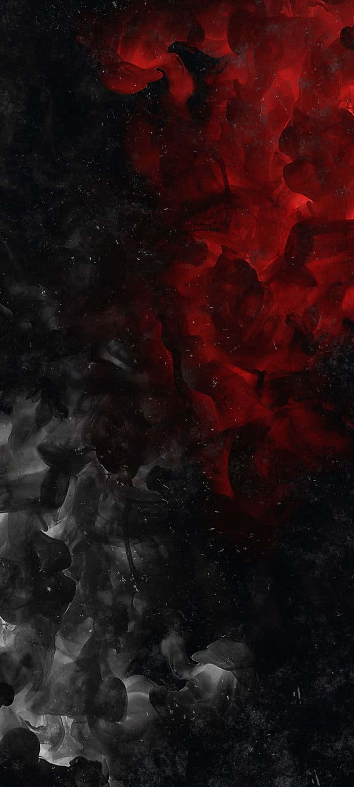 una pintura negra y roja sobre fondo negro Fondos de pantalla
