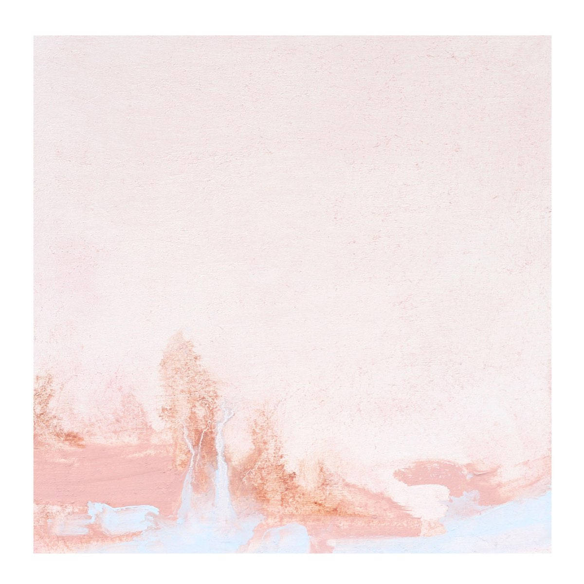 una pintura rosa y azul con fondo blanco Fondos de pantalla