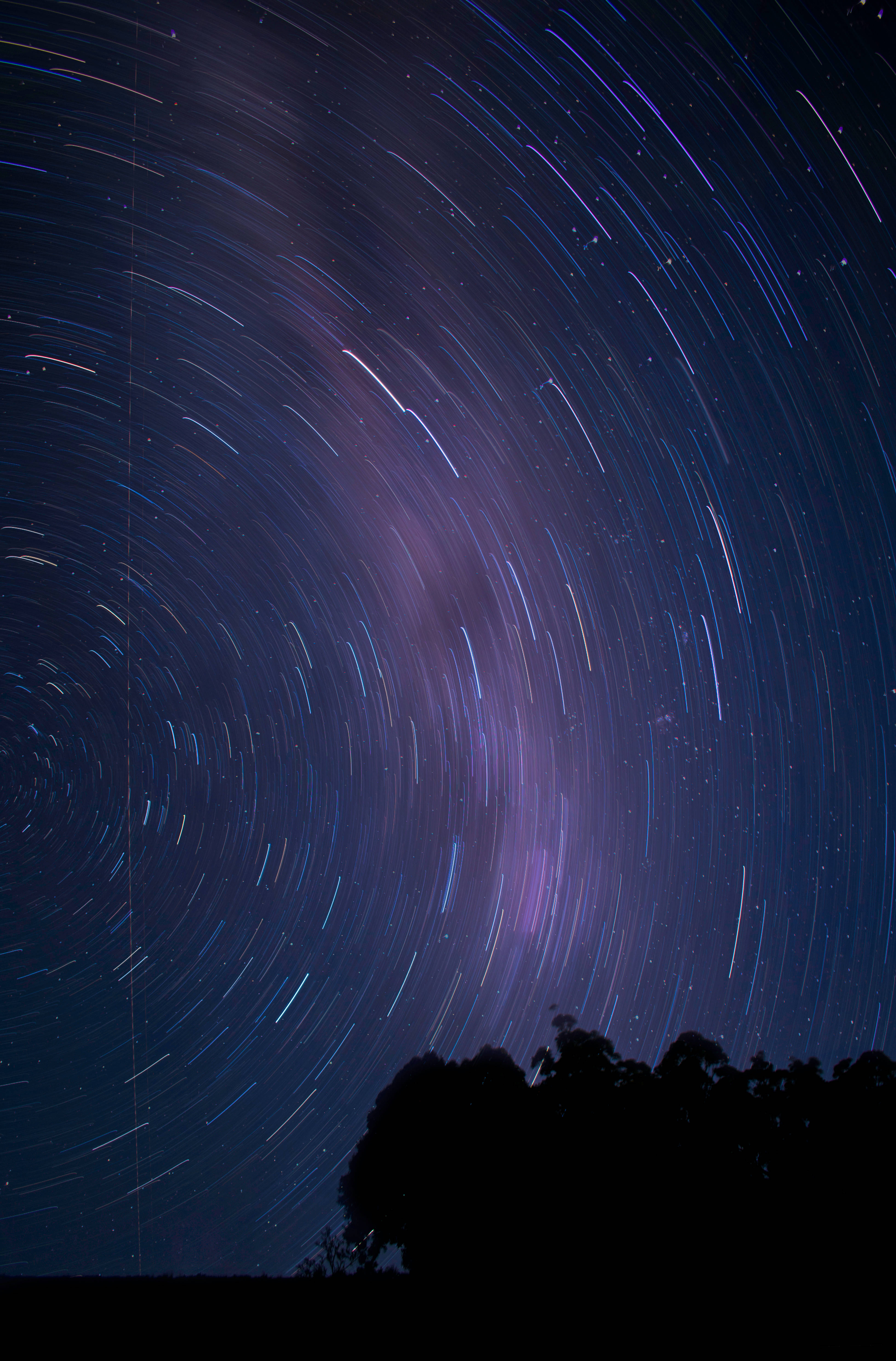 Una secuencia time-lapse de la increíble galaxia llena de estrellas Fondos de pantalla