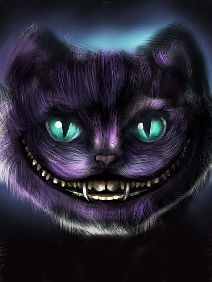 Una sonrisa caprichosa del Gato de Cheshire Fondos de pantalla