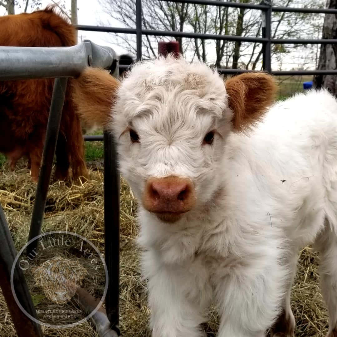 Una vaca amigable disfrutando de un lindo día de verano Fondos de pantalla
