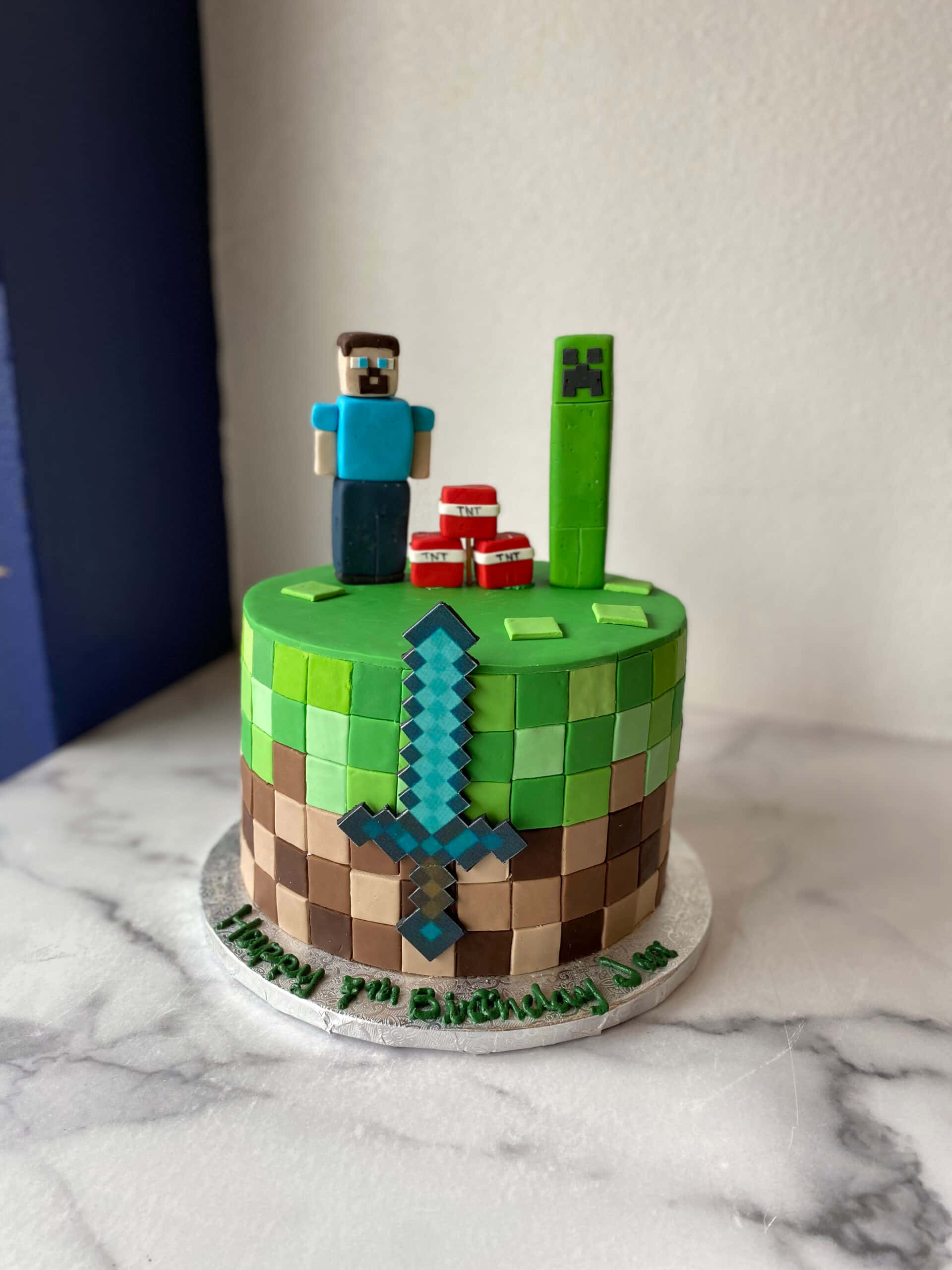 Una Variedad de Pasteles Únicos de Minecraft para Alegrar Cualquier Evento Fondos de pantalla