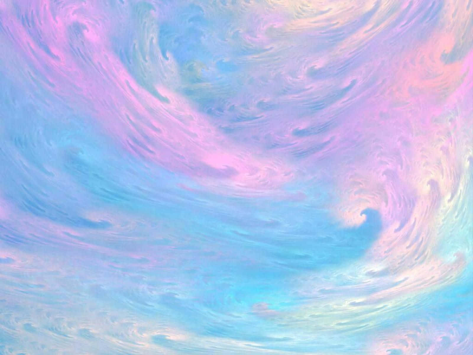 Una vista costera de una estética pastel de ensueño. Fondos de pantalla