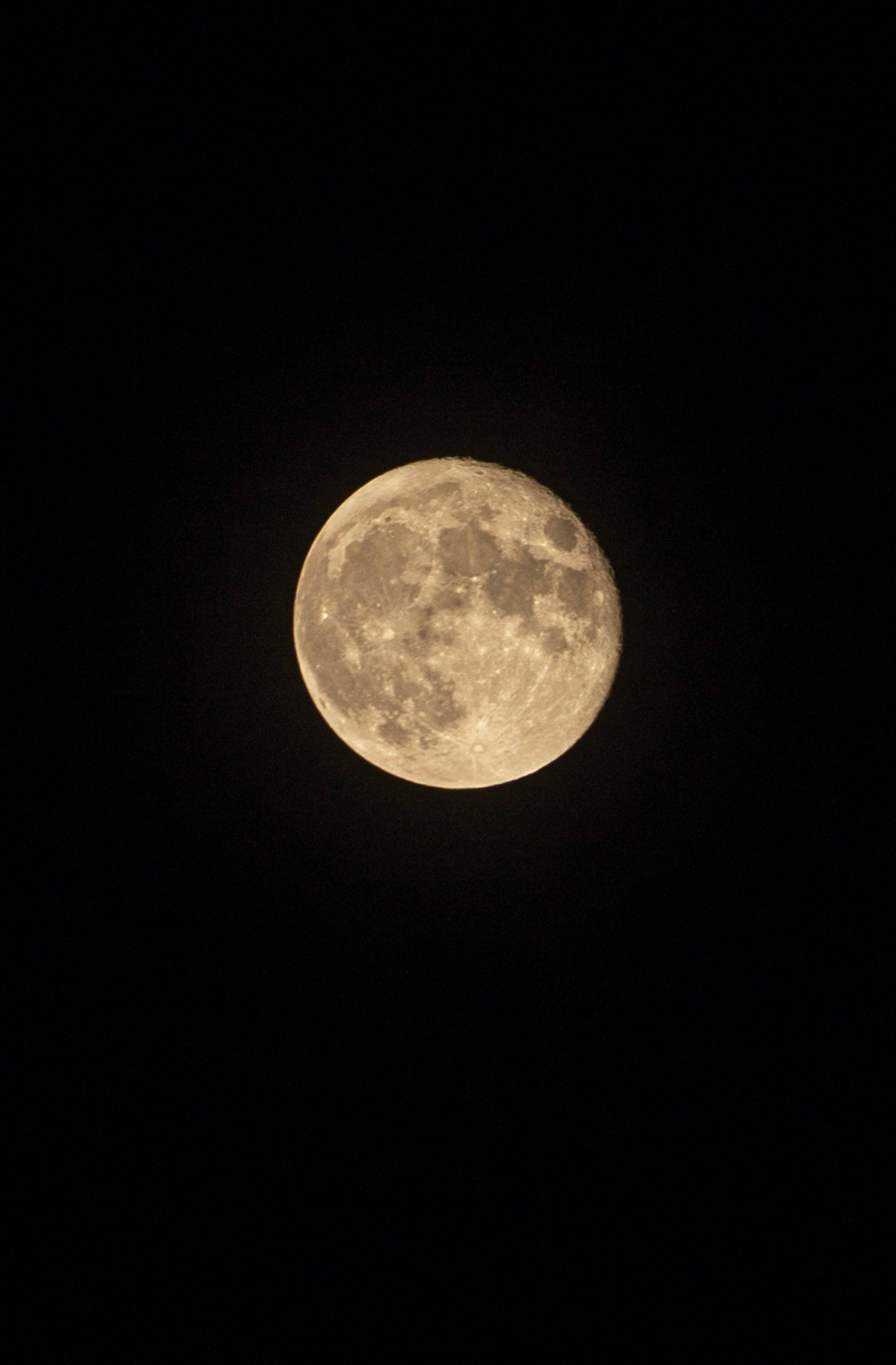 Una vista de los cráteres en una luna llena. Fondos de pantalla