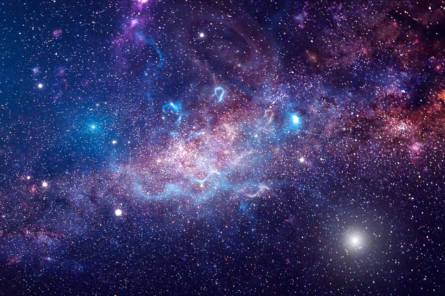 Una vista de un campo estelar en el espacio Fondos de pantalla
