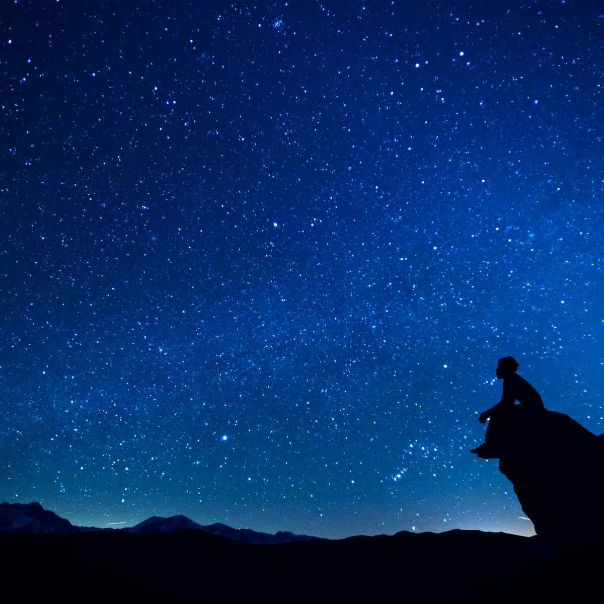 Una vista del cielo estrellado nocturno Fondos de pantalla