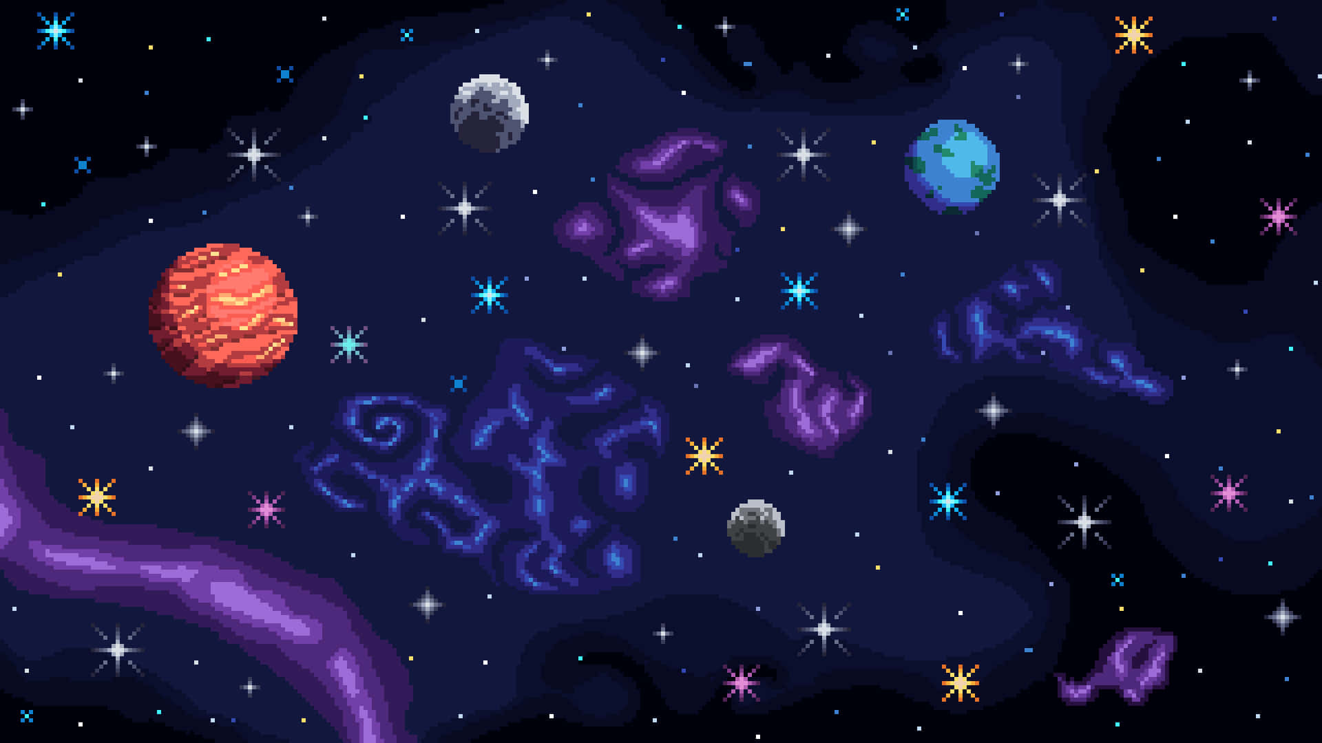 Una vista impresionante del cielo nocturno Fondos de pantalla