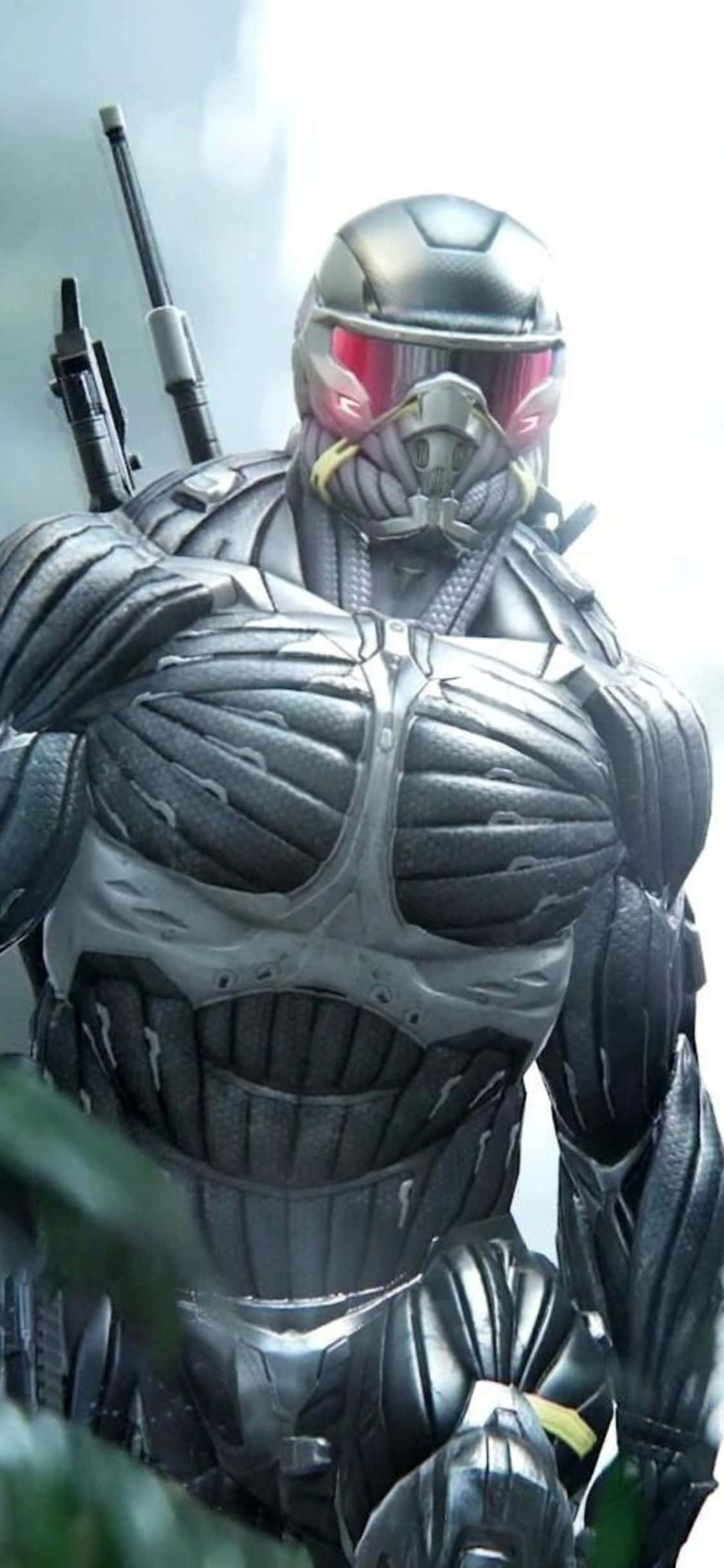 Una vista única del juego Crysis 3 en el iPhone X Fondos de pantalla