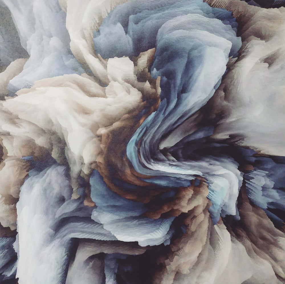 Una vitalidad de remolinos artísticos abstractos en tonos vívidos Fondos de pantalla