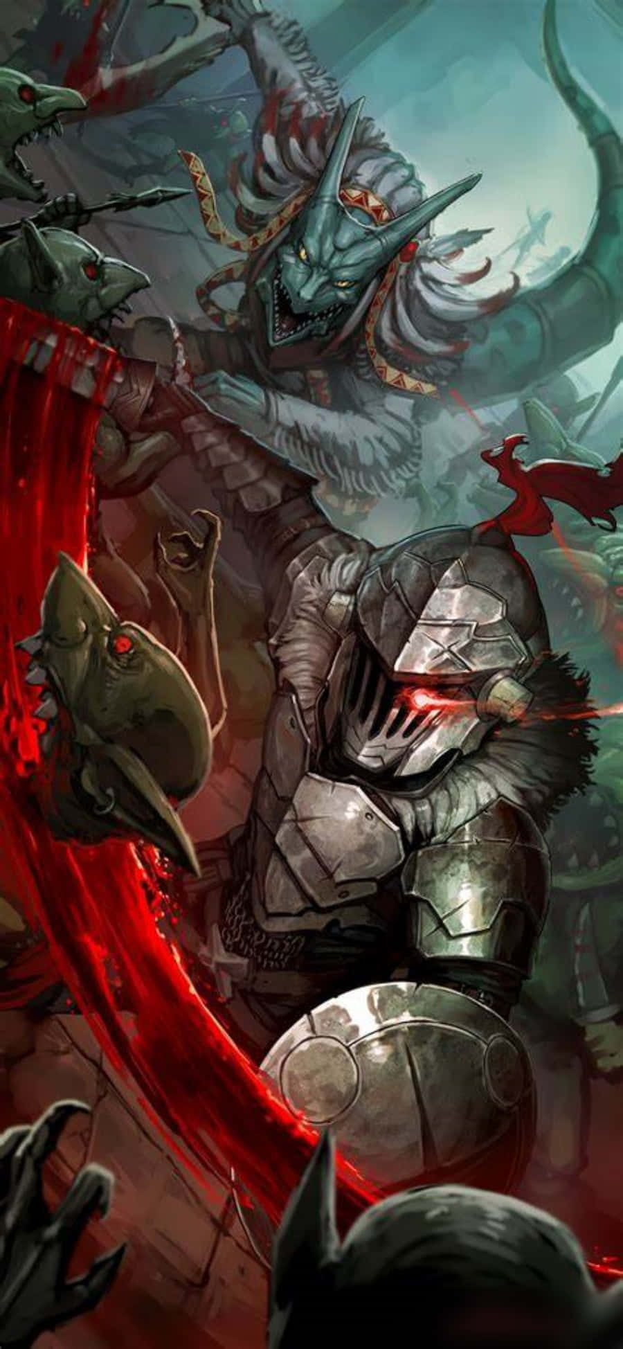 Únete a la Sacerdotisa y Goblin Slayer en la lucha para proteger Elroe de los goblins Fondos de pantalla