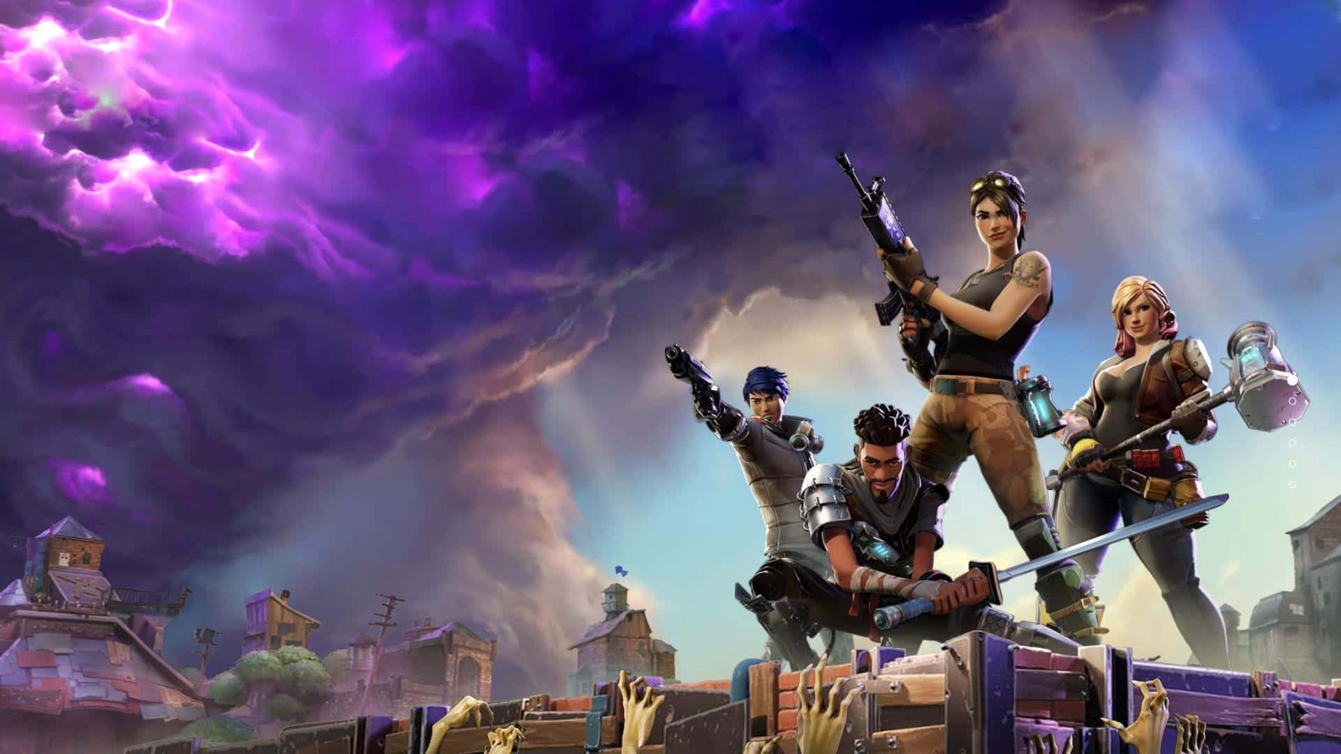 Únete a las filas de millones de jugadores de Fortnite y lucha por la Victoria Real. Fondos de pantalla