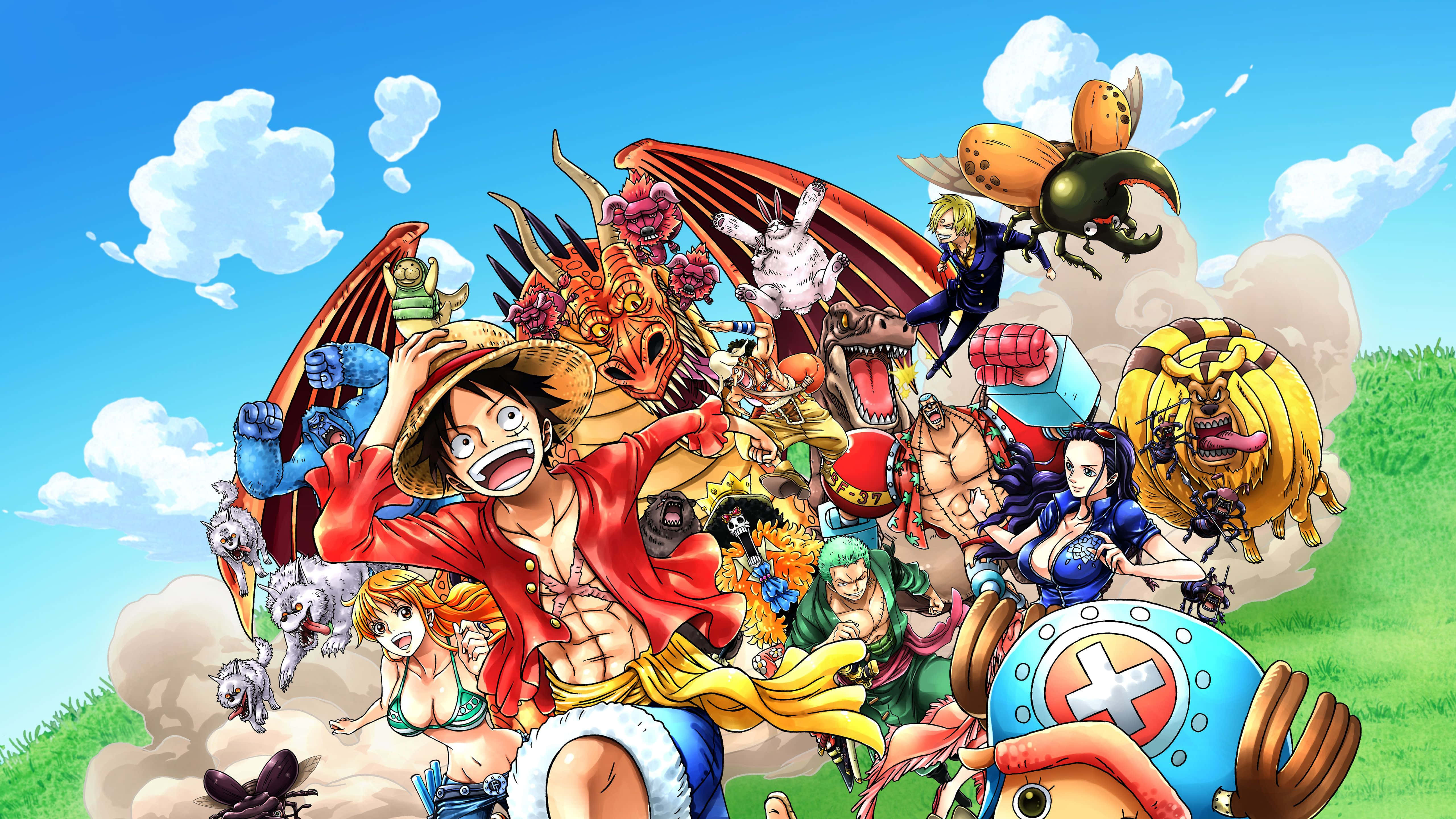 Únete a Monkey D. Luffy en su épica aventura Fondos de pantalla