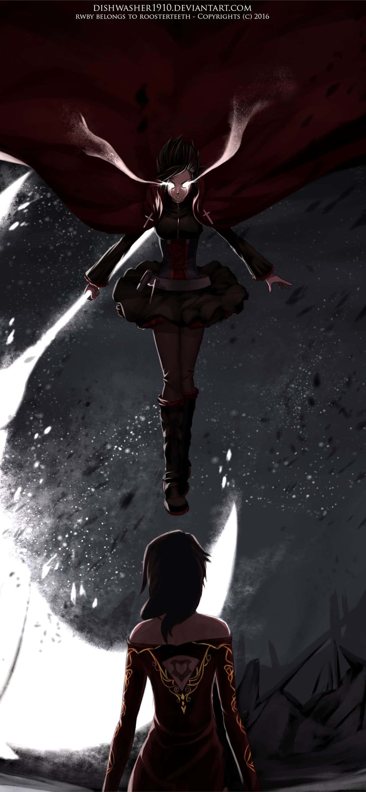 Únete a nuestras heroínas en sus emocionantes aventuras de superhéroes en la serie de anime en línea RWBY Fondos de pantalla