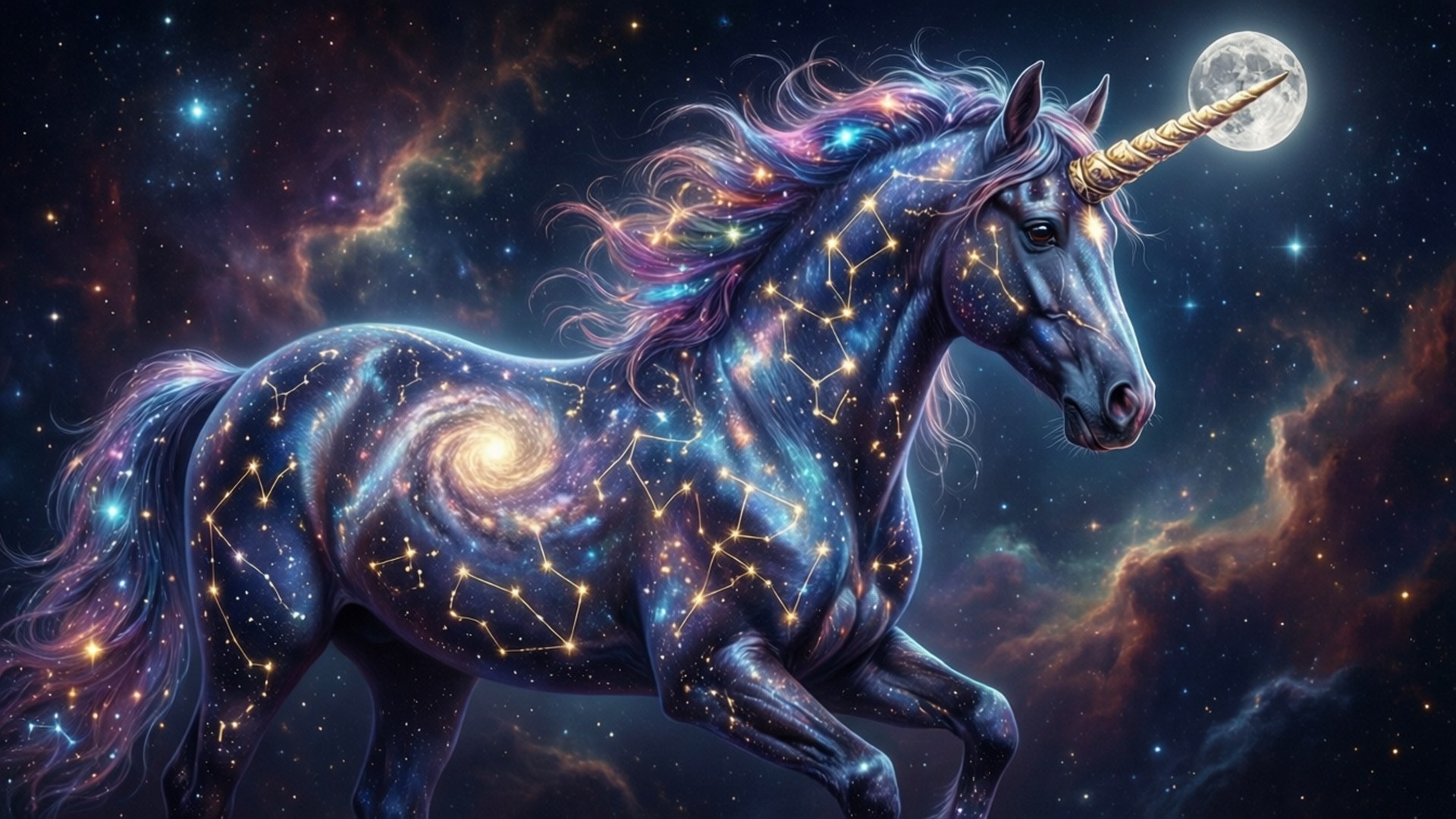 Unicornio de constelaciones Fondos de pantalla