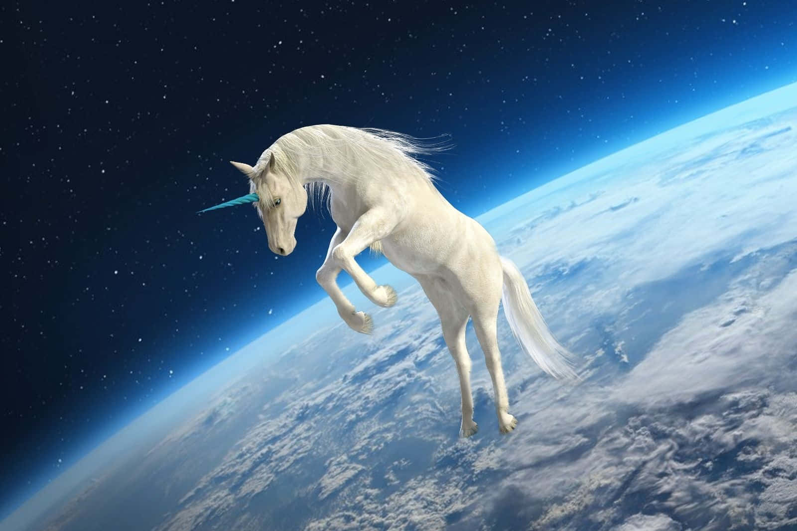 Unicornio en el Espacio Exterior Fondos de pantalla