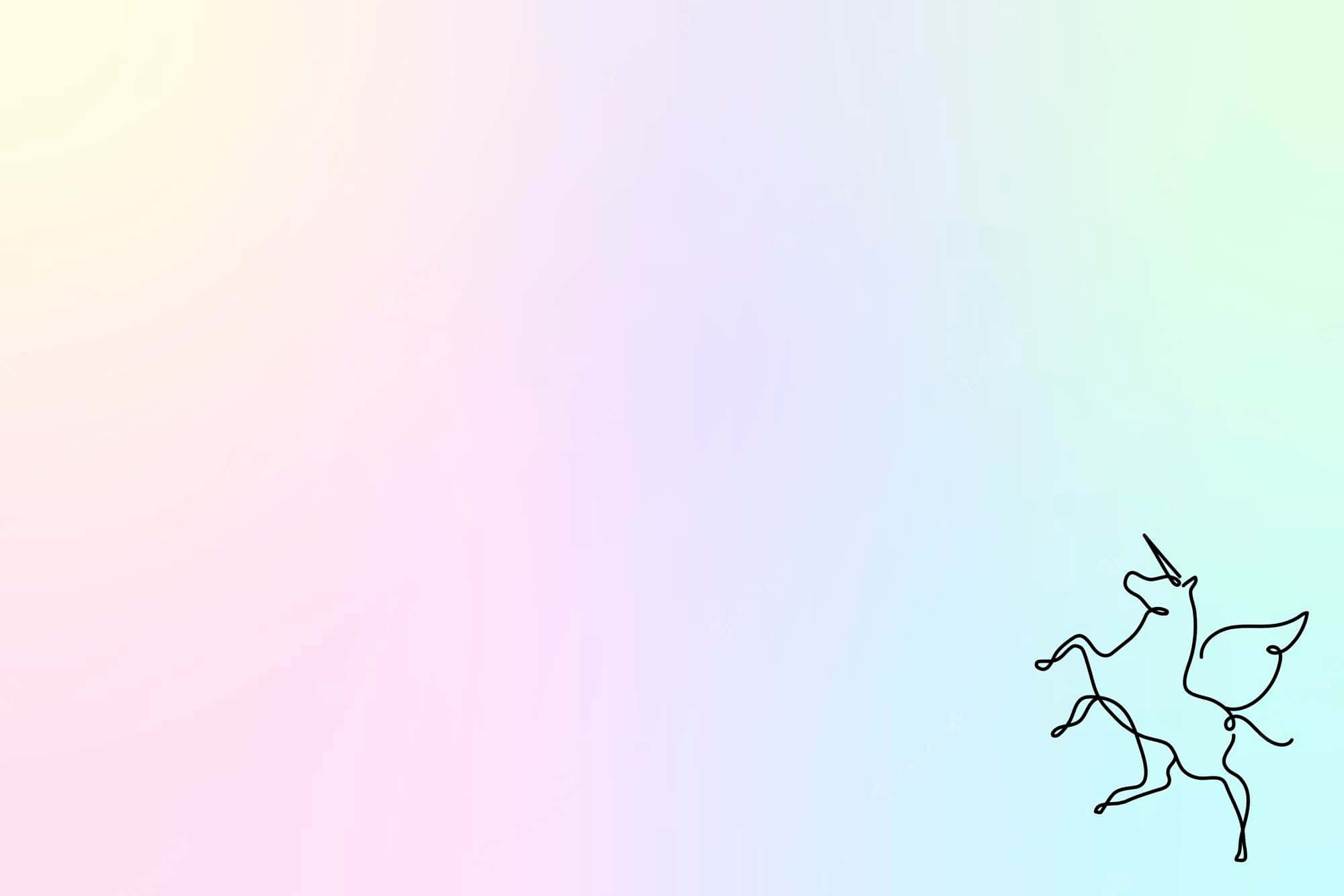 Unicornio Estético Volando Fondos de pantalla