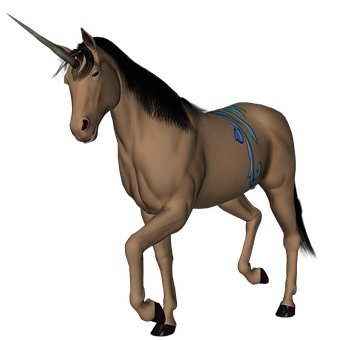 Unicornio Místico Renderizado Fondos de pantalla
