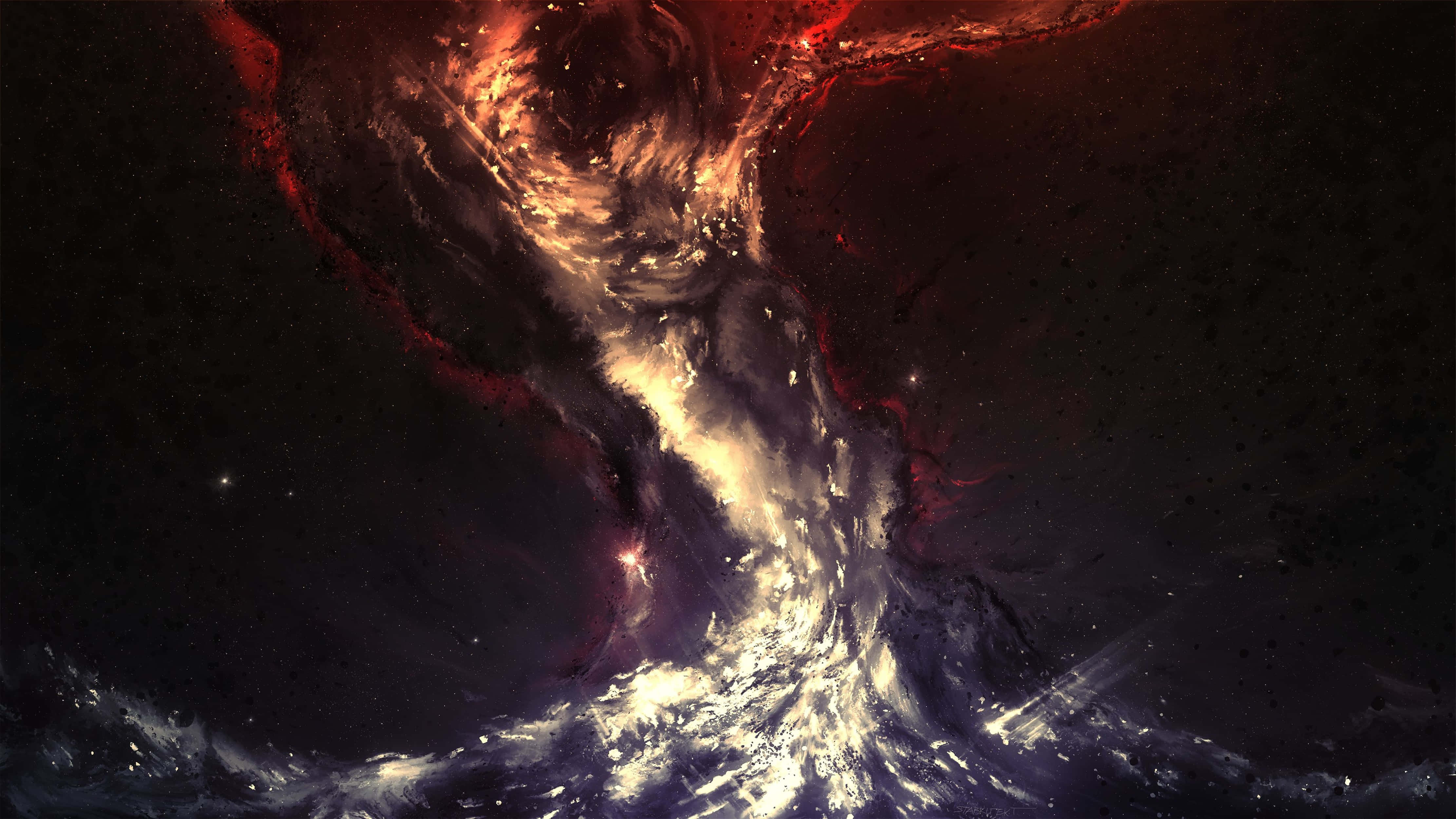 Universo en el Espacio 4K Fondos de pantalla