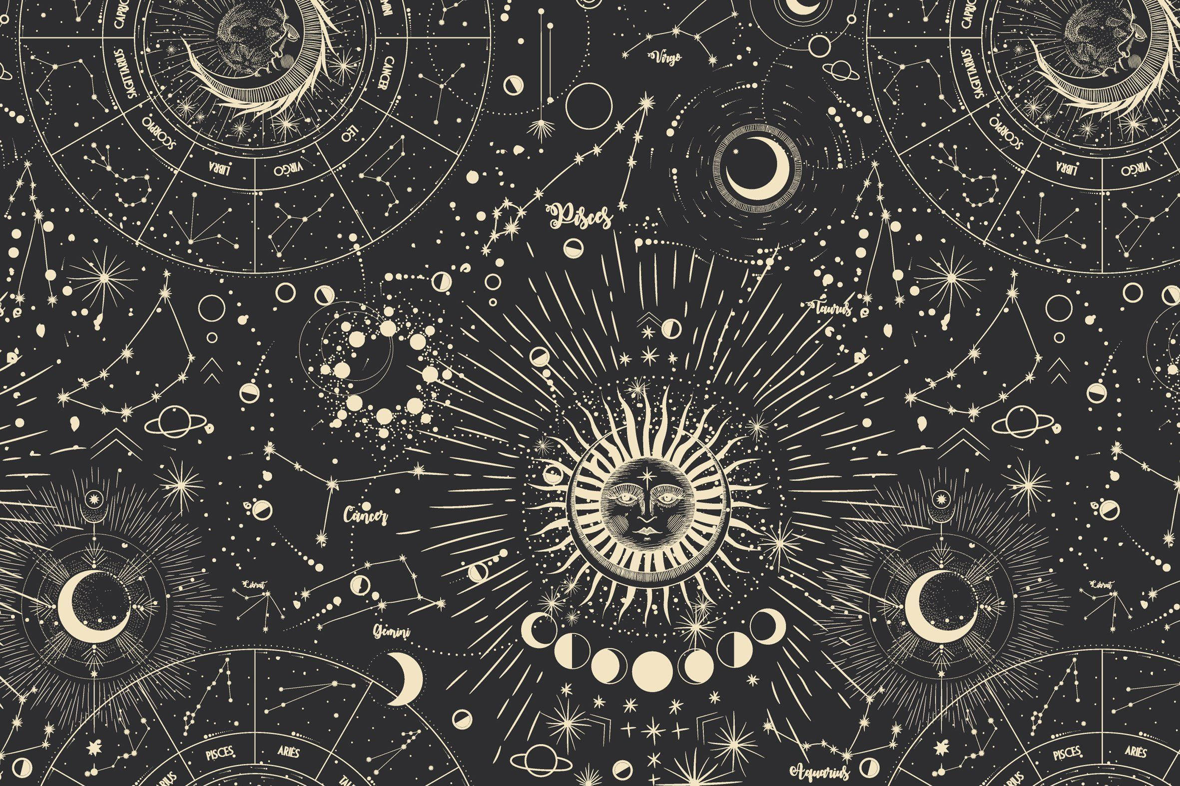 Universo Estético de Brujería Fondos de pantalla
