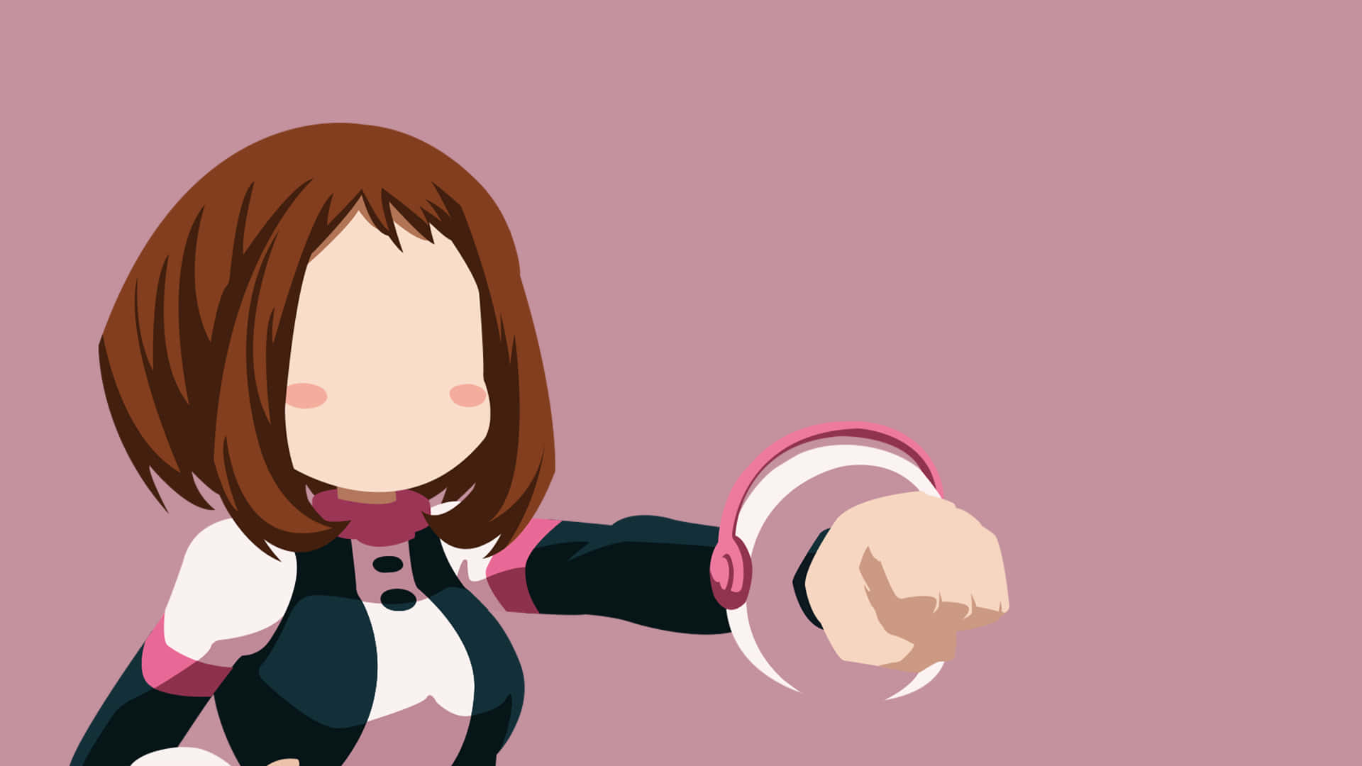 Uraraka Estética Choque de Puños Fondos de pantalla