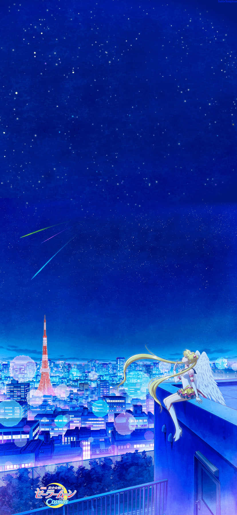 Usagi Tsukino, Sailor Moon, protegiendo la Tierra Fondos de pantalla