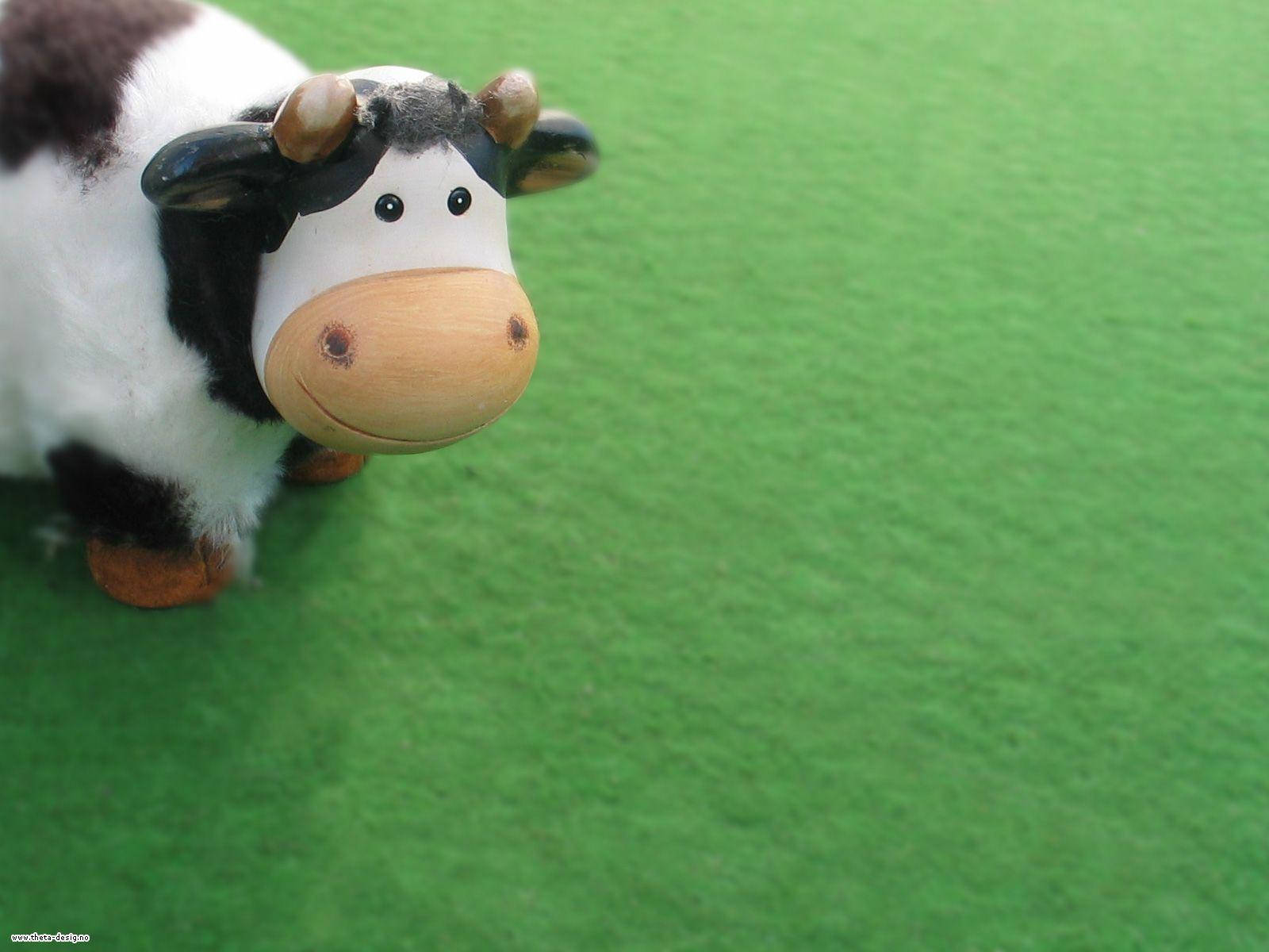 Vaca Roly Poly Linda para Escritorio Fondos de pantalla