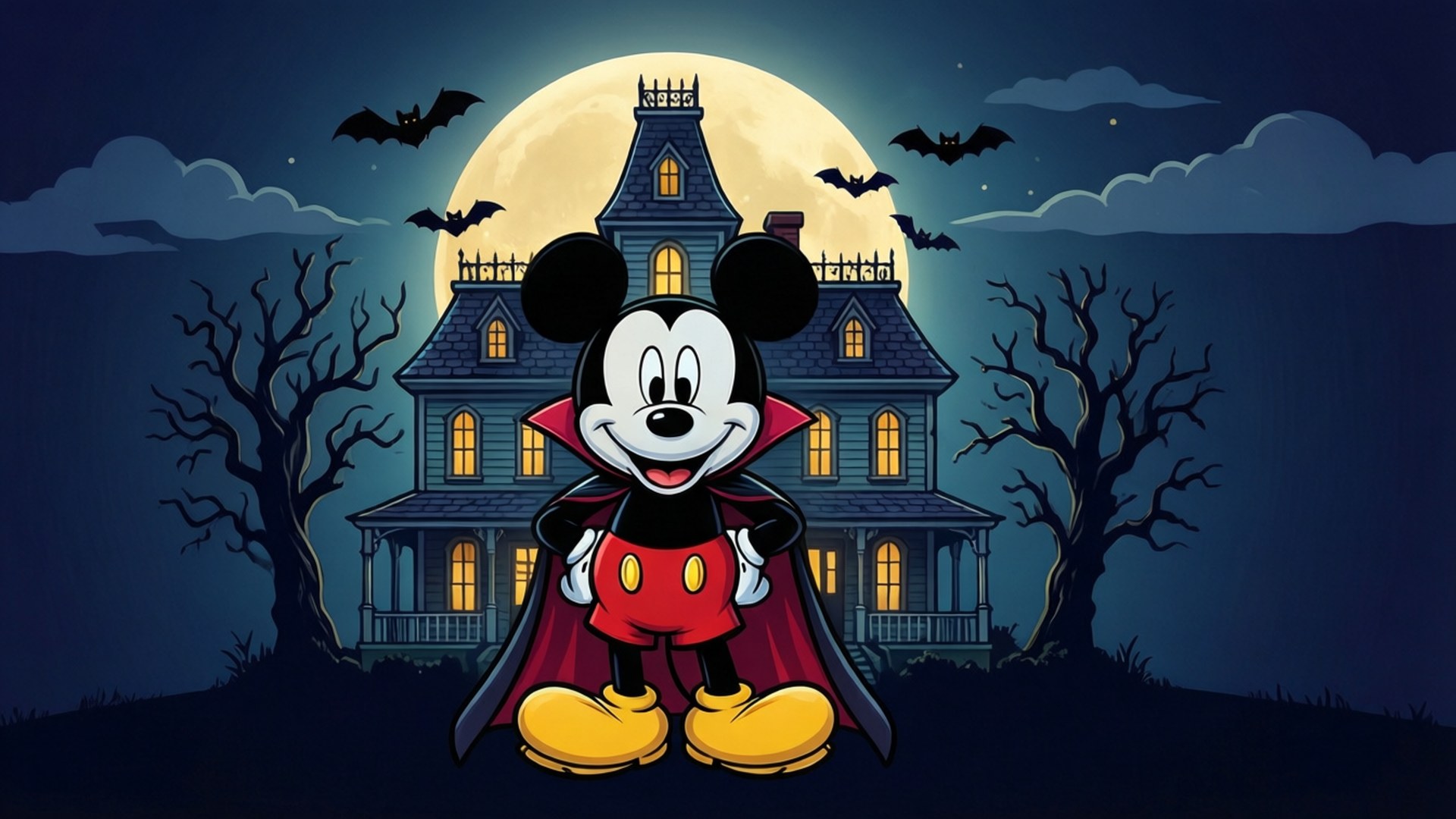 Vampiro Mickey Vector Fondos de pantalla