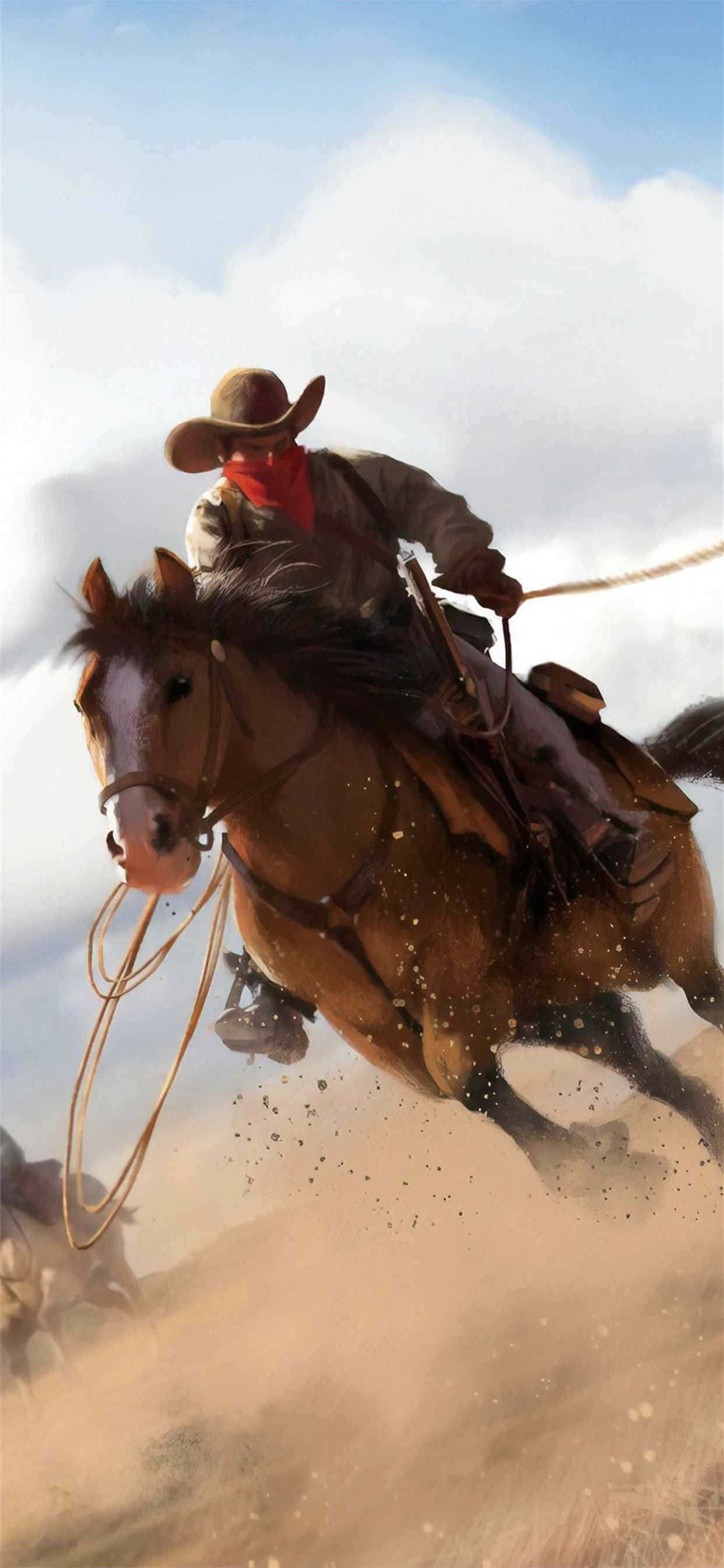 Vaqueros del Oeste iPhone Fondos de pantalla