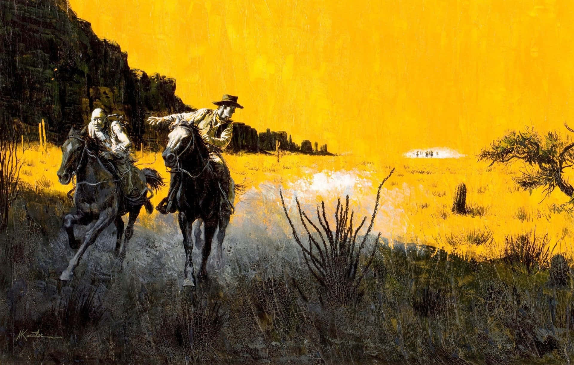 Vaqueros del Salvaje Oeste Fondos de pantalla